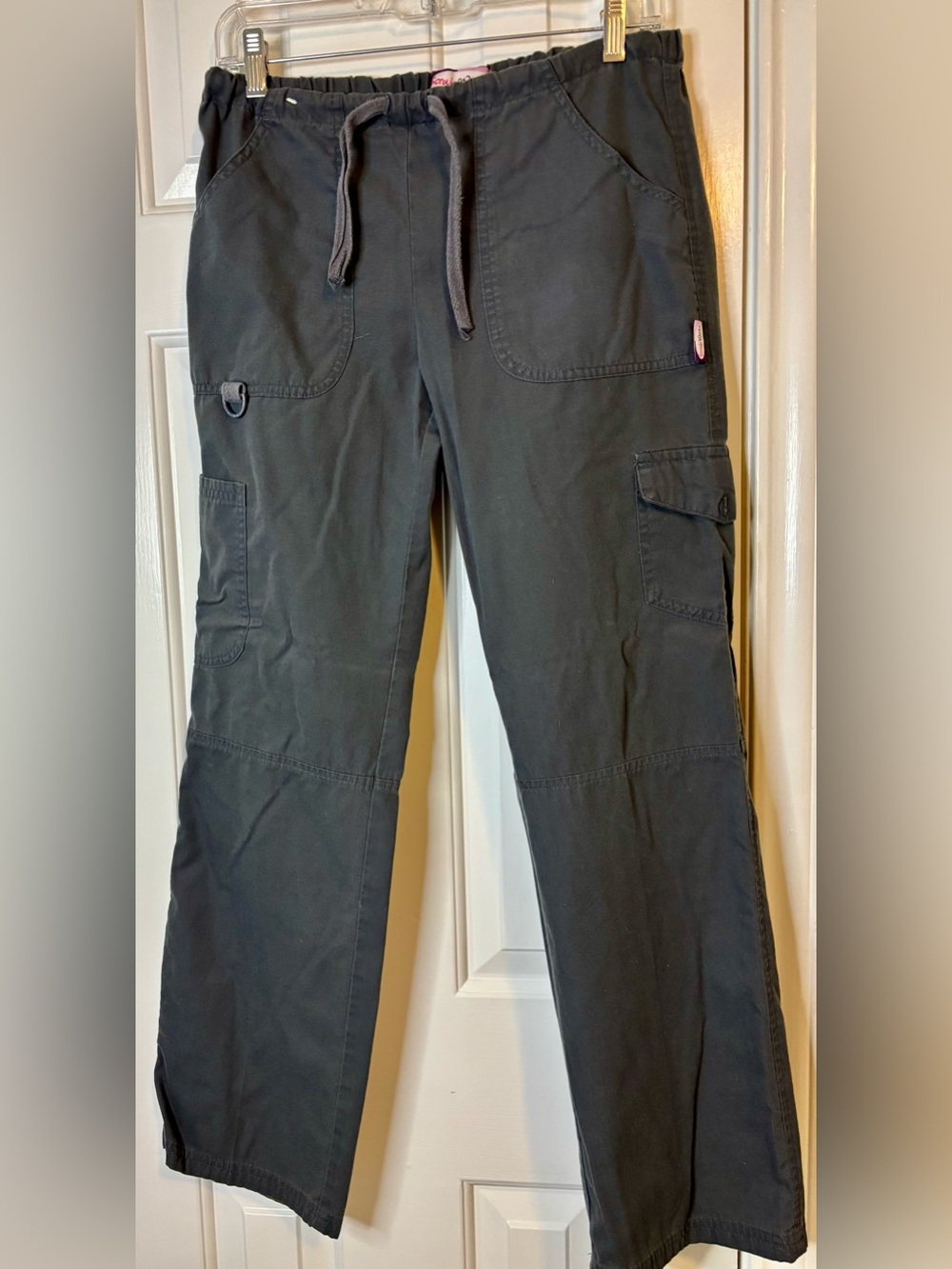 Women’s Wide Leg Cargo Pants — Black